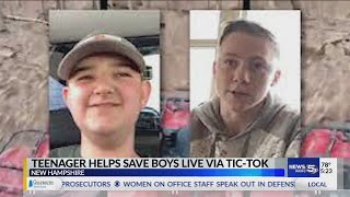 Teen saves boy from 800 miles away after seeing ATV crash via TikTok