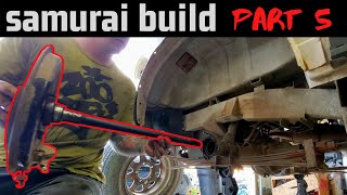 Samurai Build (Part 5) Removing Rear Axle Shafts, Brakes, and Differential