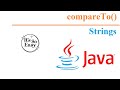 Java String compareTo() method