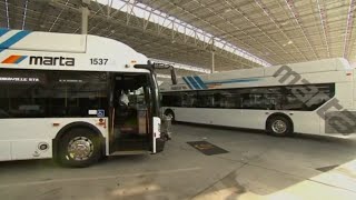 MARTA suspends bus service due to weather