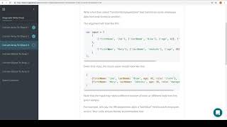 Module 1 - Diagnostic - Array To Object 3