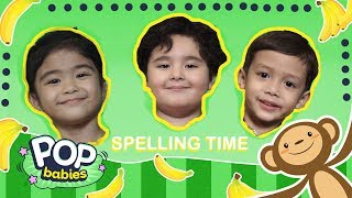 Monkey - Doctor - Mama | Spelling Time with Pop Babies