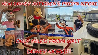 Recycling the Magic :The CLOSEST Disney Antique Store to DISNEY WORLD! Rare Disney Props and Merch!