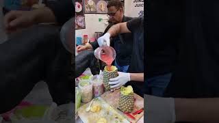 Mumbai Famous Pineapple Shake #shorts #streetfood #india #mumbai #food