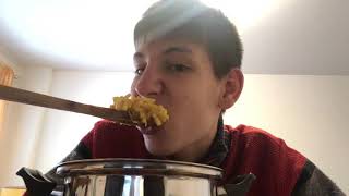 MACARONI AND CHEESE//KRAFT DINNER//ASMR//EATING SOUNDS//BIG BITES//MOST POPULAR ASMR FOOD//음식을