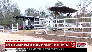 $10K reward offered in search for Blount County murder suspect
