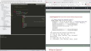 CS211 | Reversing an array by using a stack