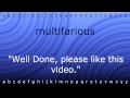 Here I will teach you how to pronounce 'multifarious' with Zira.mp4