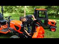 kubota bx 80 series with bx2816 front snowblower