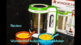 Wonderchef Automatic Soup Maker Review and Unboxing in Tamil, English | Pumpkin Soup Recipe