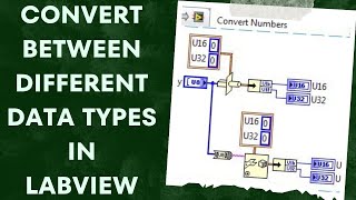 How to Convert between different data types in LabView