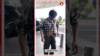 Kartik Aaryan serving style goals at the airport! 🕶️✈️✨ | SBB Xtra Shorts