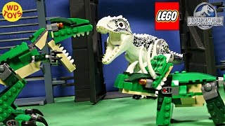 New Lego Creator Mighty Dinosaur Triceratops Vs Indominus Rex Jurassic World Learn Dino Names 31058