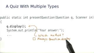 Which Display Method Is Called? - Intro to Java Programming