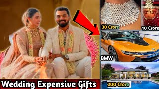 KL Rahul Athiya Shetty Ex Wedding Gift | Bollywood Stars & Crickets Wedding Gift 🎁