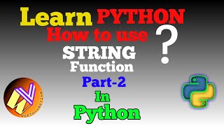 String Function In Python part 2