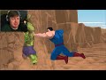 Reacting to HULK vs SUPERMAN! (New)