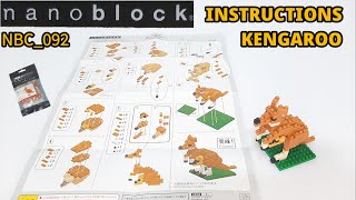 nanoblock instructions NBC_092 | KENGAROO