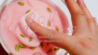 🌸⁣⁣벚꽃구름 / 슬라임 / CHERRY BLOSSOM CLOUD / slime / さくら雲 / スライム / asmr / satisfying / 팔레트슬라임