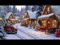 tranquil winter wonderland u0026 smooth jazz warm café glow and serene snowy village town vibes ❄️