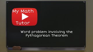 ALEKS | Word problem involving the Pythagorean Theorem