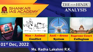 The Hindu Daily News Analysis || 01st December 2022 || UPSC Current Affairs || Mains & Prelims '23