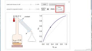 Batch Distillation (Interactive Simulation)