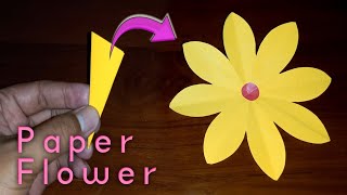 PAPER FLOWER | How to make paper flower craft