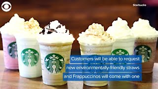 Starbucks To Eliminate Plastic Straws