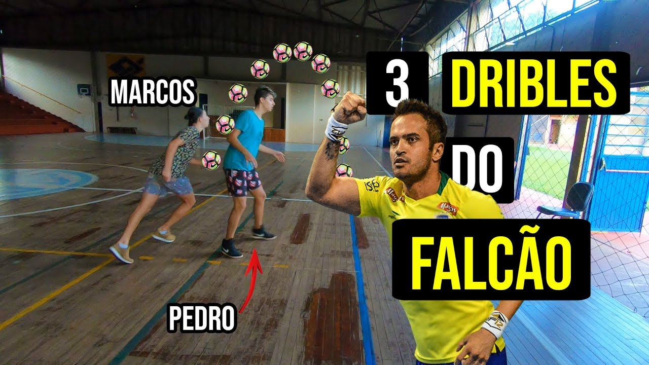 3 DRIBLES MARAVILHOSOS DO FALCÃO PARA DESTRUIR MARCADOR (Chapéu, Caneta ...