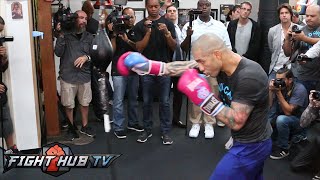 Miguel Cotto vs. Daniel Geale full video: COMPLETE Cotto Media Workout w/ Freddie Roach