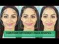 How To Contour Different Face Shapes (HINDI)| Deepti Ghai Sharma