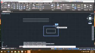 Auto cad (2015) using Trim & offset command