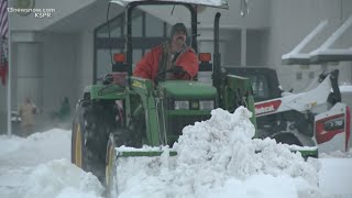 Millions of people throughout the South are digging out from a thick blanket of snow