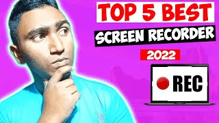 Top 5 Best Screen Recorder For PC || How to record screen on windows 10 #Screenrecorder