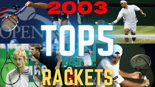 【懐かしい】20年前の男子プロ選手のテニスラケット使用率ランキングTOP5！ATP TOUR / 2003