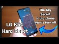 LG K51 How to Hard Reset Removing PIN, Password, Fingerprint pattern
