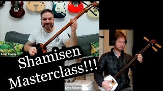 A Shamisen Masterclass (Japanese 3-String Traditional Guitar) with the Awesome Kyle Abbott!