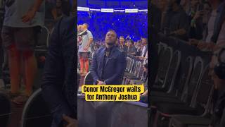 Conor McGregor waits for Anthony Joshua vs Robert Helenius 👊