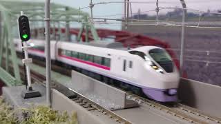 JR東日本 常磐線特急  E657系 【ひたち・ときわ】  鉄道模型(N scale model) ジオラマ( My layout)