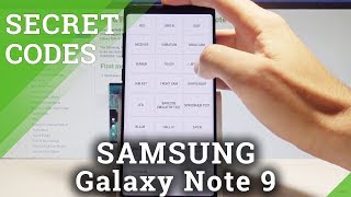 コード SAMSUNG Galaxy Note 9 - 隠しモード / 秘密メニュー / トリック | HardReset.Info