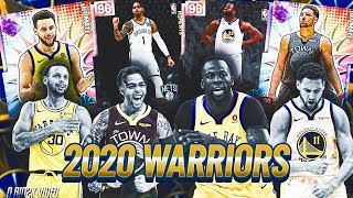 2020 GOLDEN STATE WARRIORS SQUAD BUILDER! HIDDEN GALAXY OPAL DLO JOINS THE SQUAD! NBA 2K19