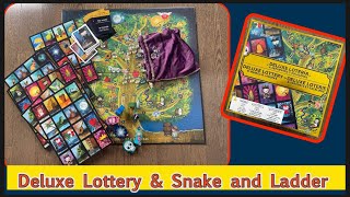 Snake and Ladder \u0026 Deluxe Lottery | 2 in 1 Board Game #boardgame   #familyfun #unboxingvideo #review