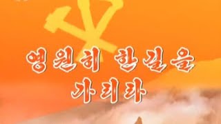 【北朝鮮音楽・DPRK Music】영원히 한길을 가리라（永遠に一つなる道をゆかん / We'll Travel One Road Forever）功勲国家合唱団