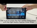 How to reset factory data via RST on Android radio