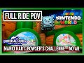 Mario Kart: Koopa's Challenge FULL RIDE WITHOUT AR & QUEUE TOUR   Super Nintendo World