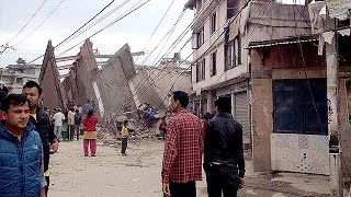 Strong Earthquake Rocks Nepal, Damages Kathmandu