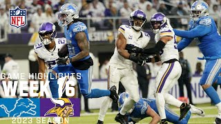 Detroit Lions vs. Minnesota Vikings | 2023 Week 16 Game Highlights