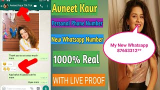 Real Phone Number Of Avneet Kaur  2023 | Real Whatsapp Number  | Chat With Avneet Kaur   Live Proof