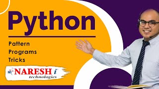 #1 Pattern Programs Tricks in Python | Python Tutorial | Naresh IT